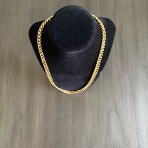 Gold Plated Cuban Link Chain Necklace